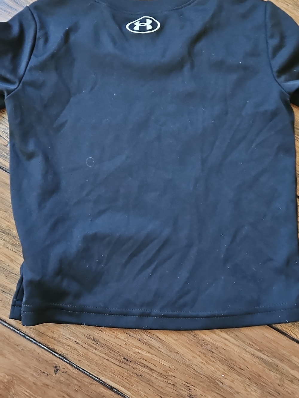Under Armour Kids' Black Short Sleeve Logo Tee 24mo - Picture 4 of 4
